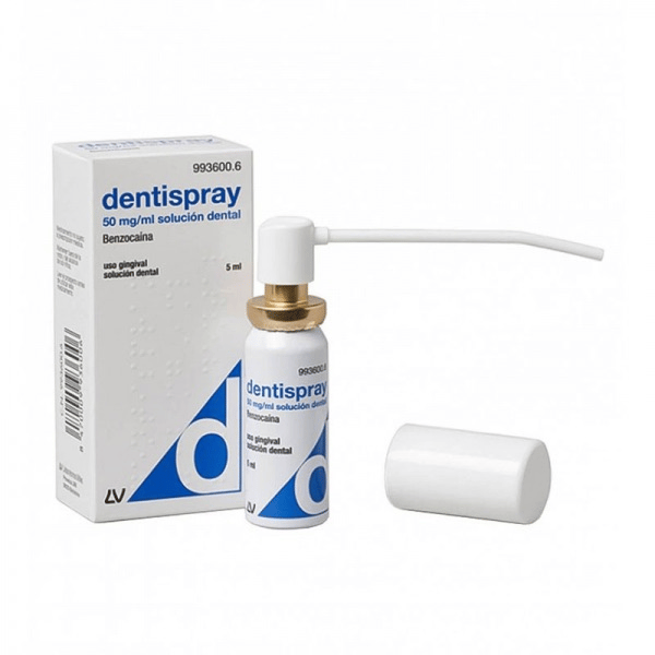Dentispray, 50 mg/mL-5 mL x 1 sol dent