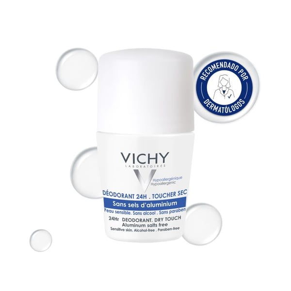 Vichy Desodorizante  Roll On Tato Seco 24H 50ml
