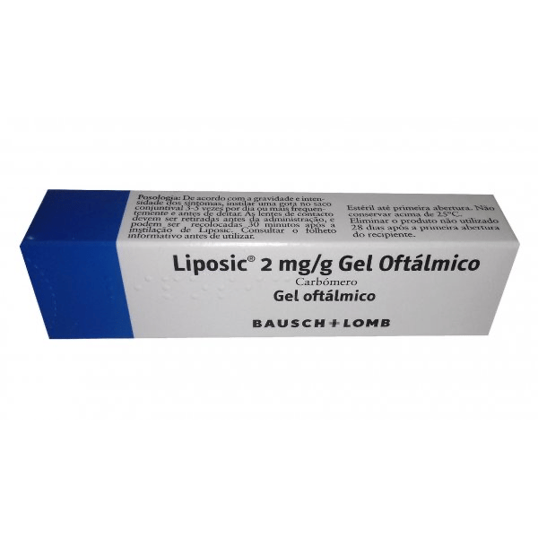 Liposic, 2 mg/g-10 g x 1 gel oft bisnaga