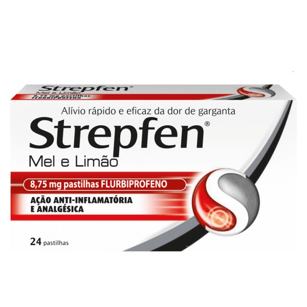 Strepfen Mel e limão, 8,75 mg x 24 pst
