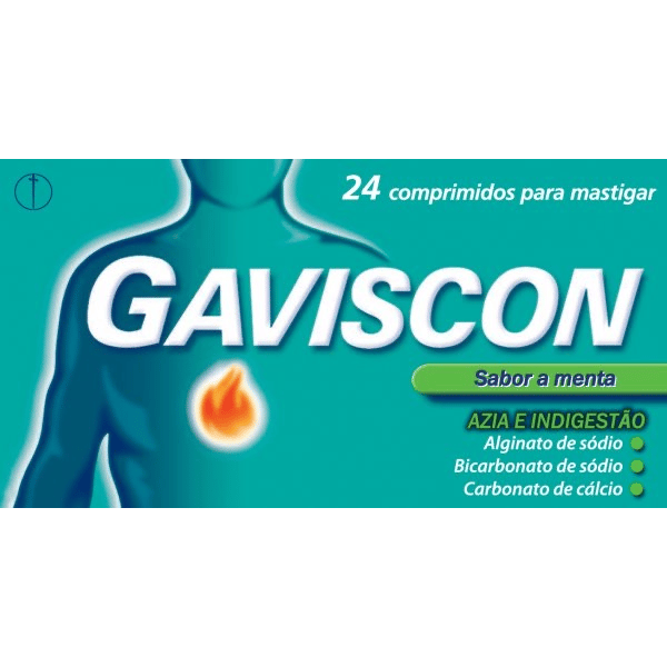 Gaviscon, 250/133,5/80 mg x 24 comp mast