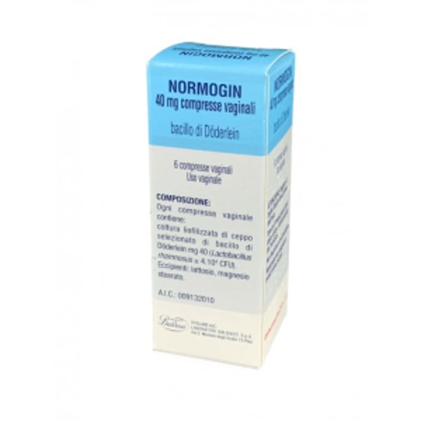 Normogin, 40 mg x 6 comp vag