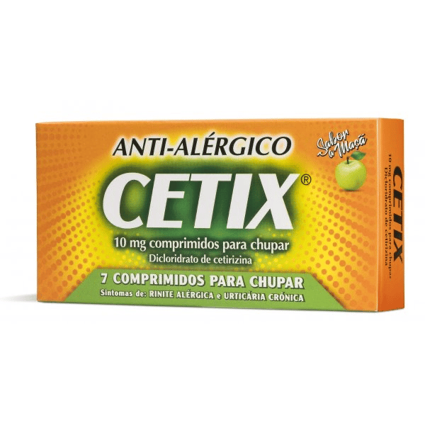 Cetix, 10 mg x 7 comp chupar