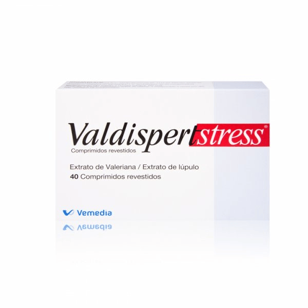 Valdispertstress , 200 mg + 68 mg Blister 40 Unidade(s) Comp revest