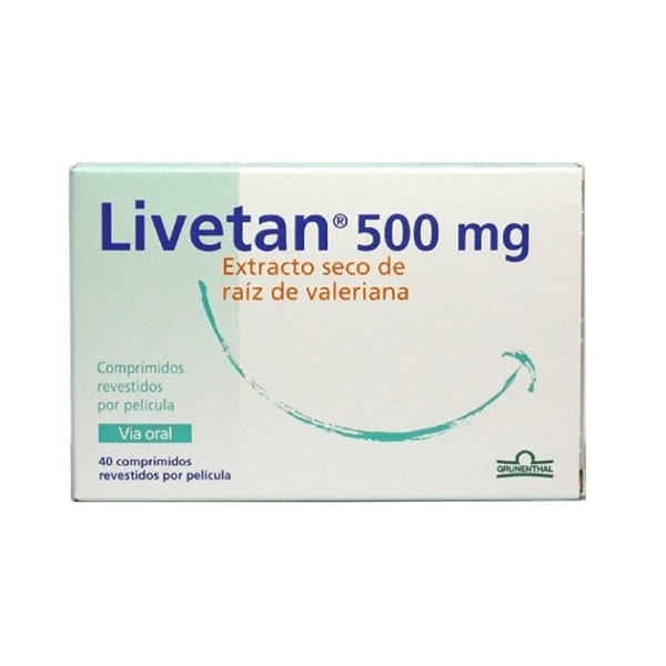 Livetan, 500 mg x 40 comp rev