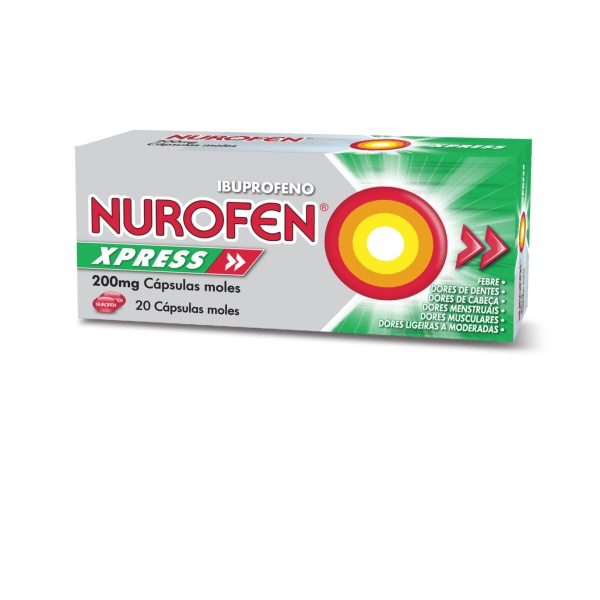 Nurofen Xpress, 200 mg x 20 cáps mole