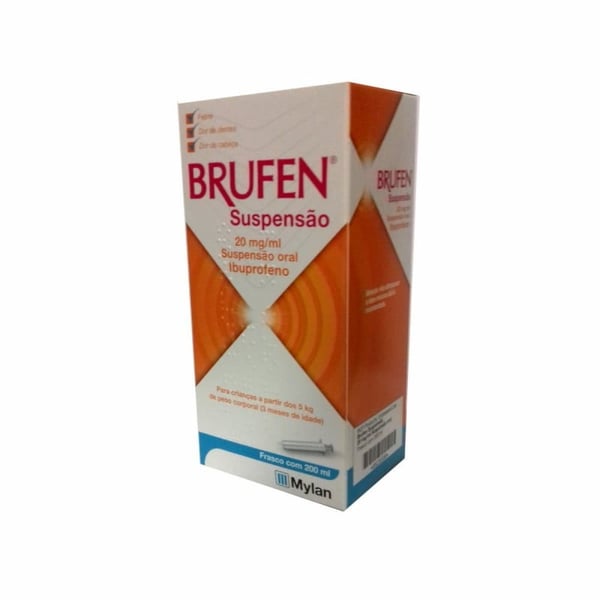 Brufen Sem Açúcar , 20 mg/ml Frasco 200 ml Susp oral
