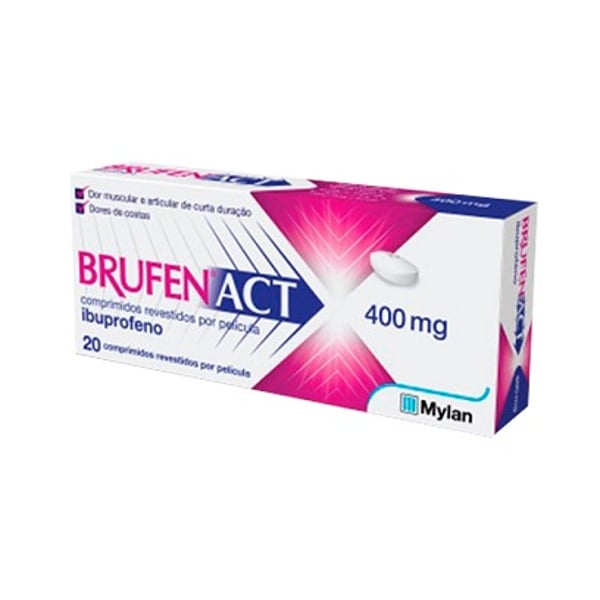 Brufenact , 400 mg Blister 20 Unidade(s) Comp revest pelic