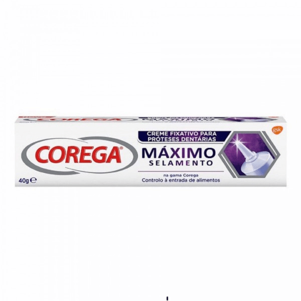 Corega Selamento Máximo Creme Fixador Próteses 40g