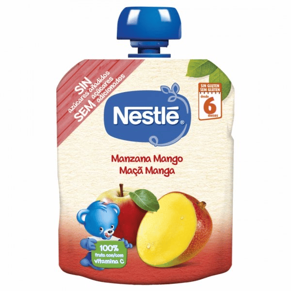 Nestlé Pacotinhos Maça Manga 90g 6M+