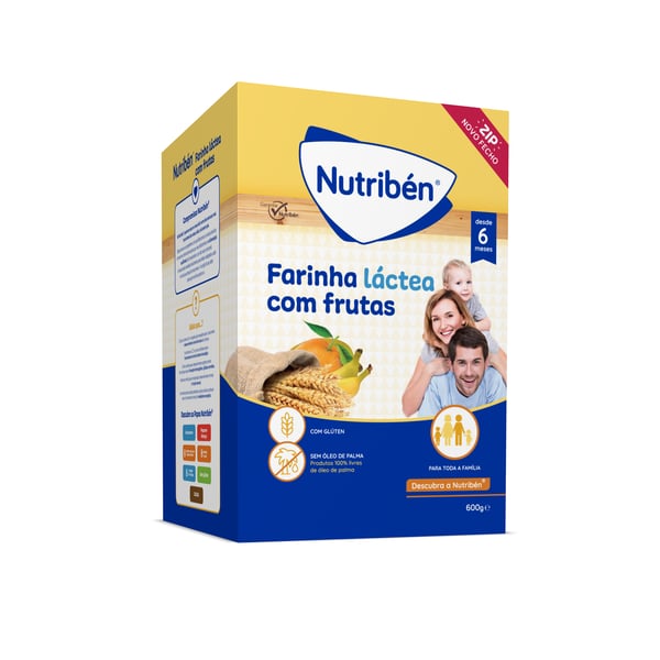 Nutribén Farinha Lactea Com Frutas 600G