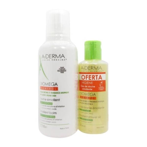 A-Derma Exomega Control Creme 400ml + Oferta A-Derma Exomega Óleo duche 200ml