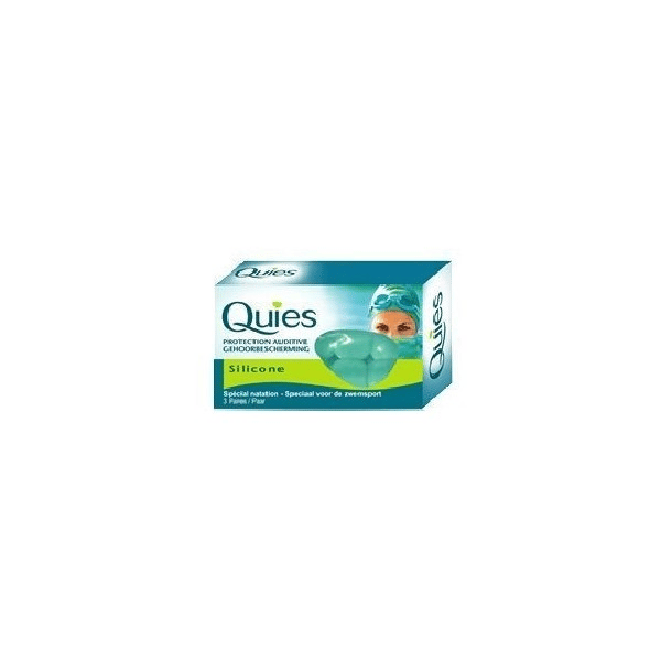 Quies Tampão Otorrino Silicone Natação x6
