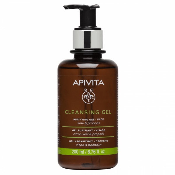 Apivita Gel de Limpeza de Rosto Pele Mista a Oleosa 200ml