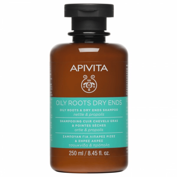 Apivita Capilar Champô Raiz Oleosas E Pontas Secas 250ml