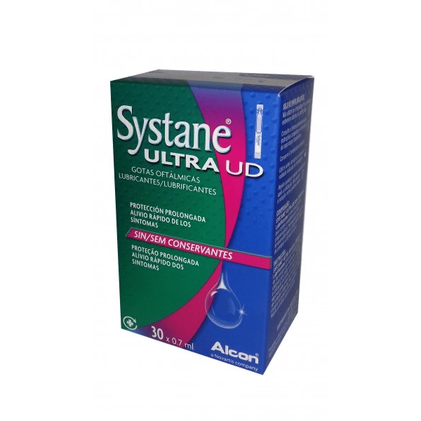 Systane Ultra Unidoses Gotas Oftálmica Lubrificantes 0,7ml x30