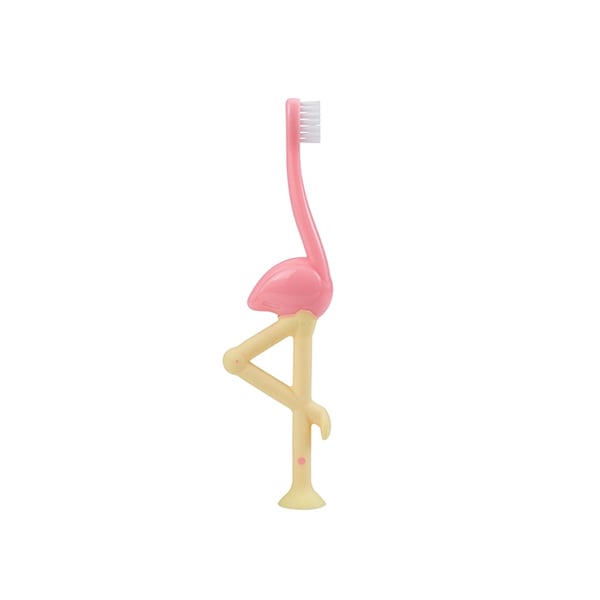 Dr Browns Escova de Dentes Flamingo 1-4 Anos