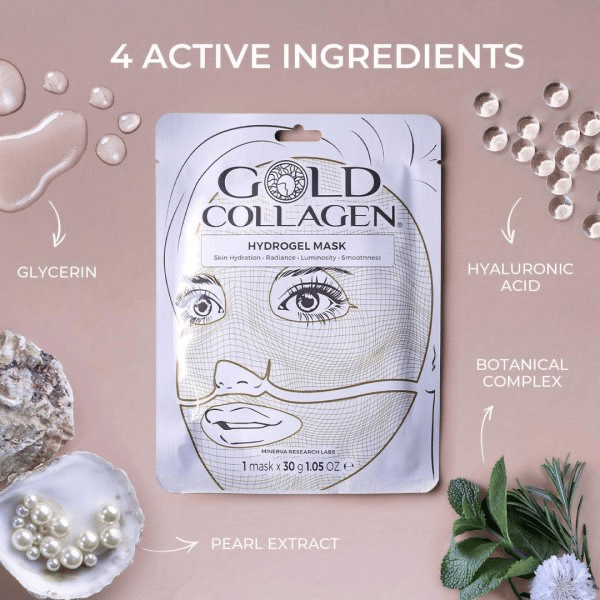 Gold Collagen Hydrogel Mask 1 Unidade