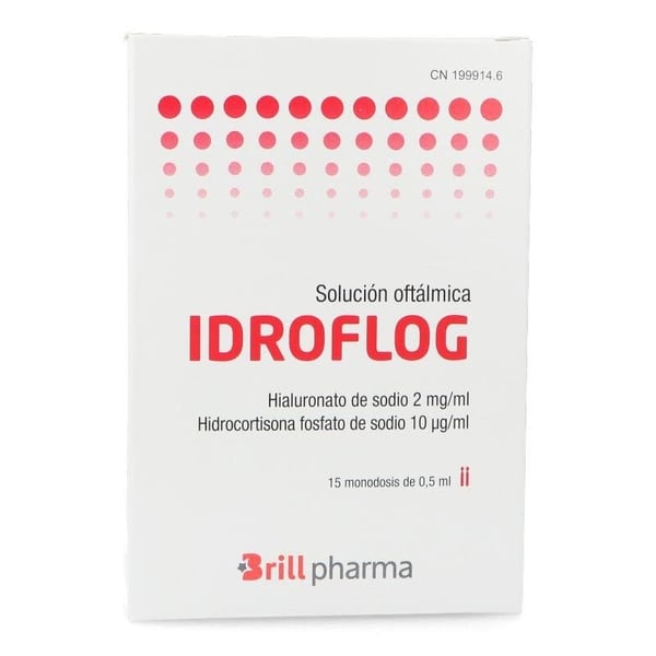 Idroflog Solução Oftal Monod 0,5ml x15
