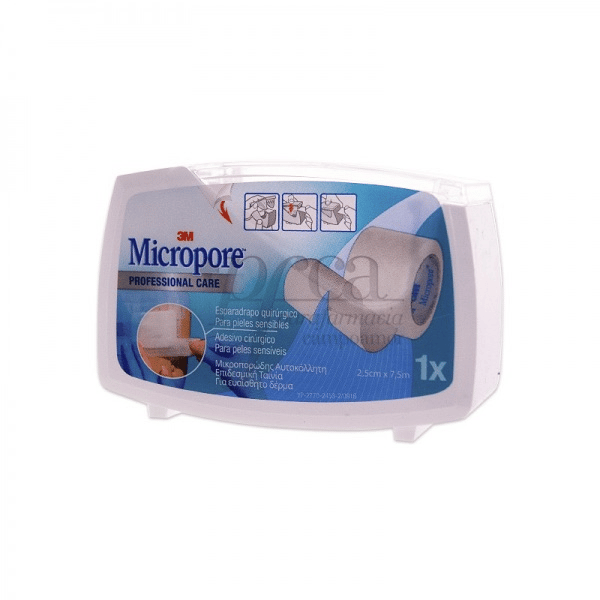 Micropore Ades 7mx25mm adesivo