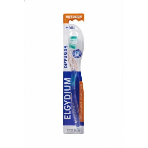 Elgydium Diffusion Escova de Dentes Média
