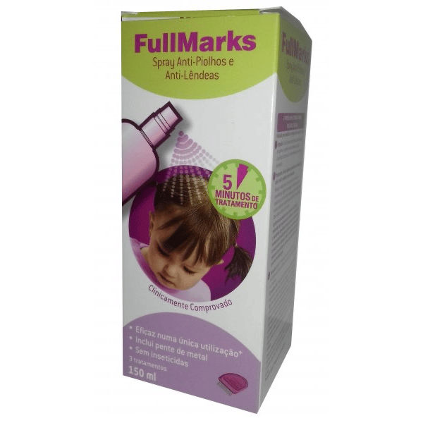 Fullmarks Spray Anti-Piolhos/Lendeas150ml,