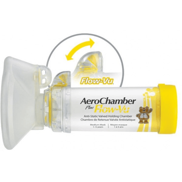 Aerochamber Plus Flow-Vu - Máscara Média 3