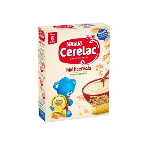 Nestlé Cerelac Multicereais Não Láctea +6M 250g