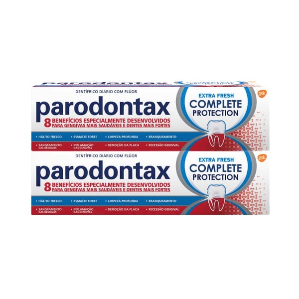 Parodontax Complete Protetion Pasta Dentifrica 75ml x2