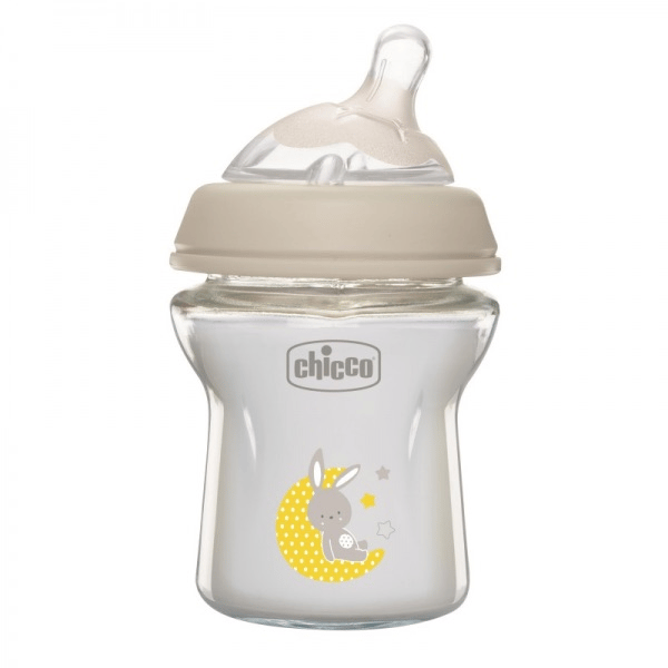 Chicco Biberão Natural Feeling Vidro 150mL 0m+