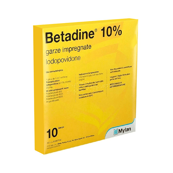 Betadine Gaze Impregnada 10x10cm