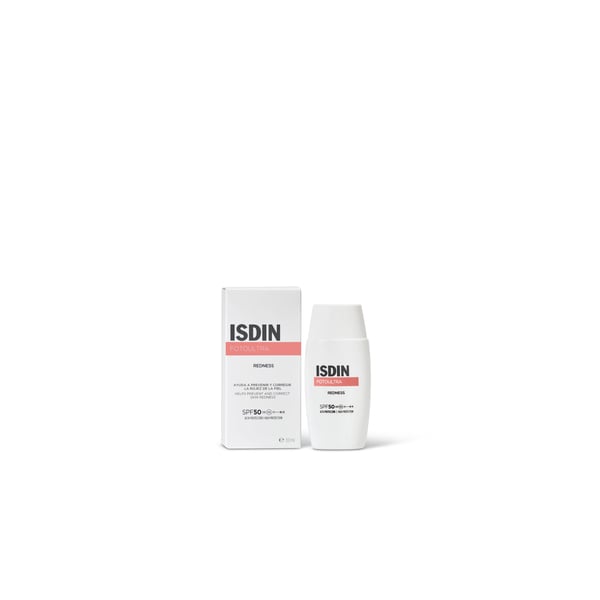 ISDIN FotoUltra Redness SPF50 50ML - Protetor solar para a pele sensível propensa a vermelhidões e prurido