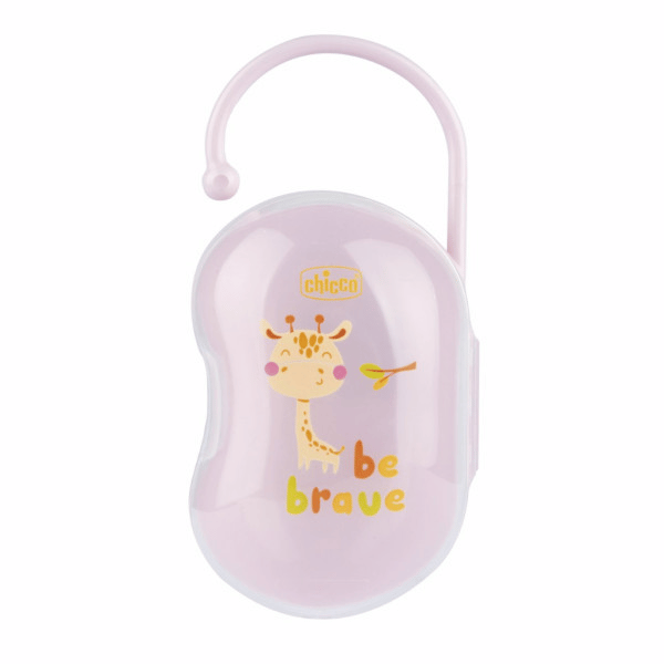 Chicco Porta Chupetas Duplo Rosa