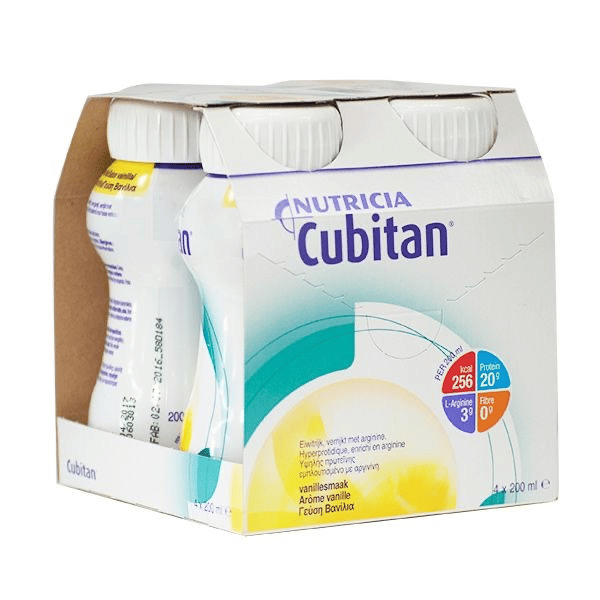Cubitan Frasco Solução Oral Baunilha 200ml x4