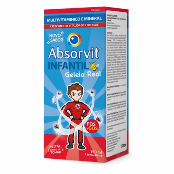 Absorvit Infantil Xarope Geleia Real 150 ml