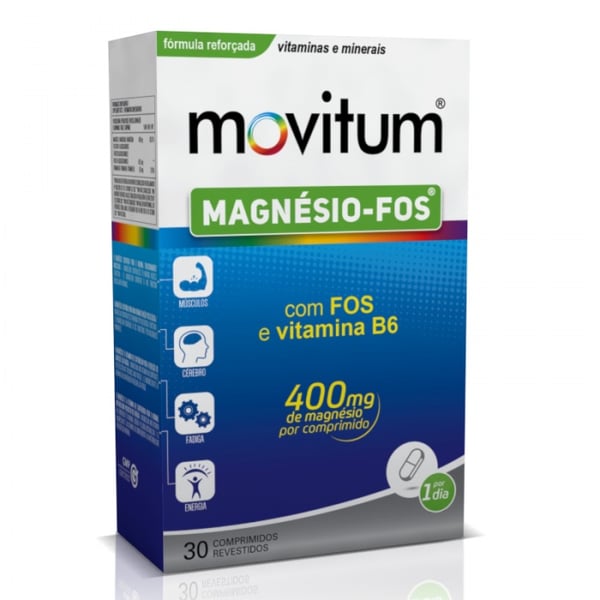 Movitum Magnesio Fos Comprimidos Revestidos x30