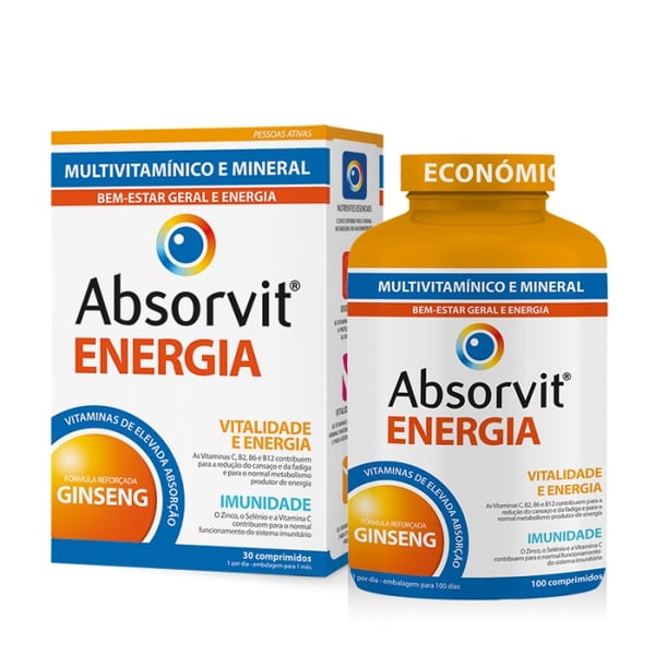 Absorvit Energia Comprimidos x100