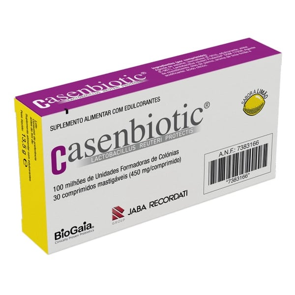 Casenbiotic Comprimidos Mastigáveis Limão x30