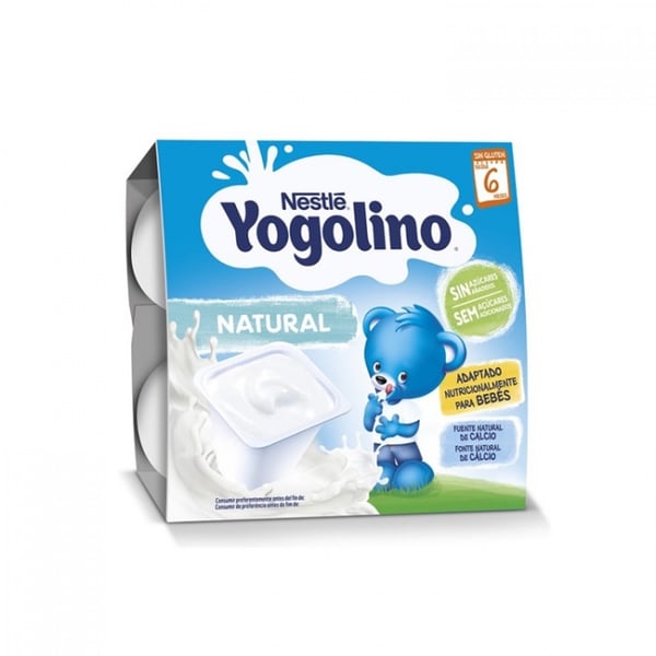 Nestle Yogolino Natural 4x100 6m+