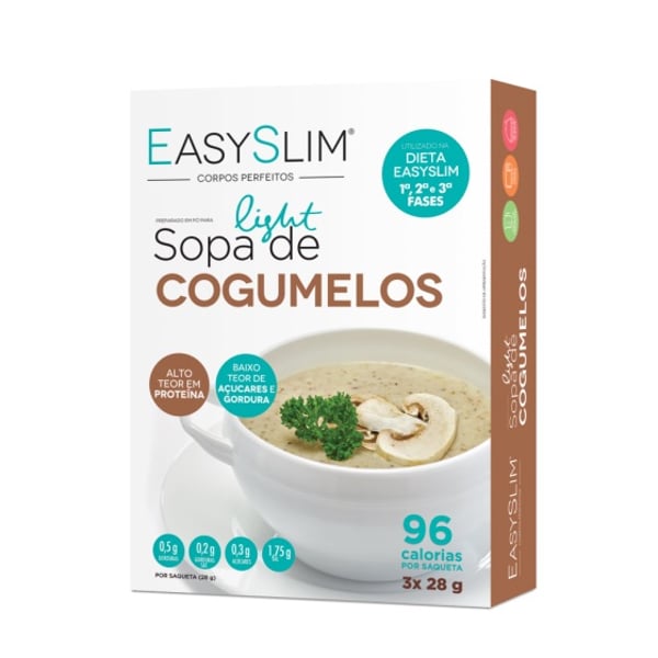 Easyslim Saquetas Sopa Light Cogumelos 28x3