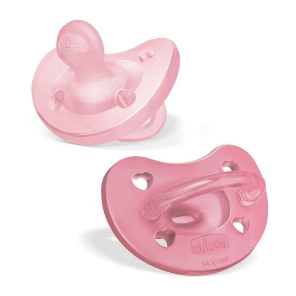 Chicco Chupeta Physio Soft Rosa 6-16M+ x2