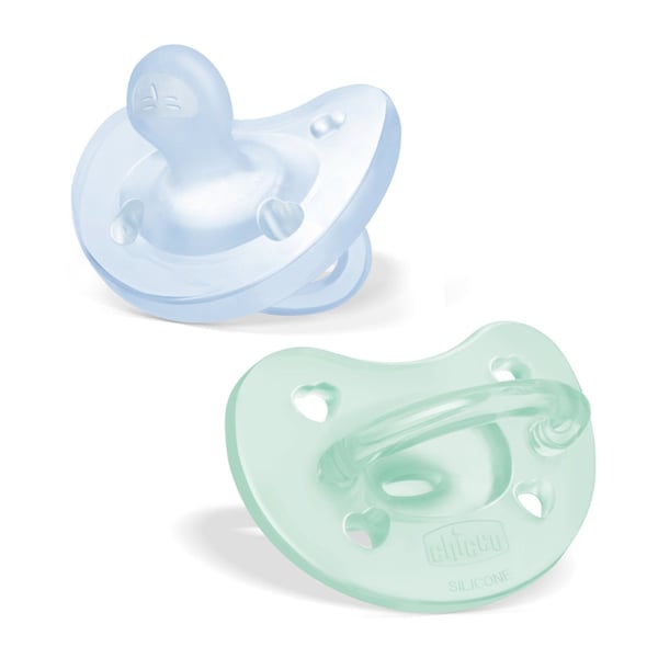 Chicco Chupeta Physio Soft Azul 2-6M+ x2