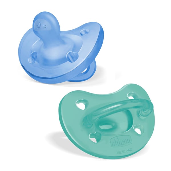 Chicco Chupeta Physio Soft Azul 6-16M+ x2