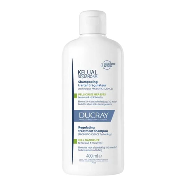 Ducray Kelual-Squanorm Champô Caspa Oleosa 400ml