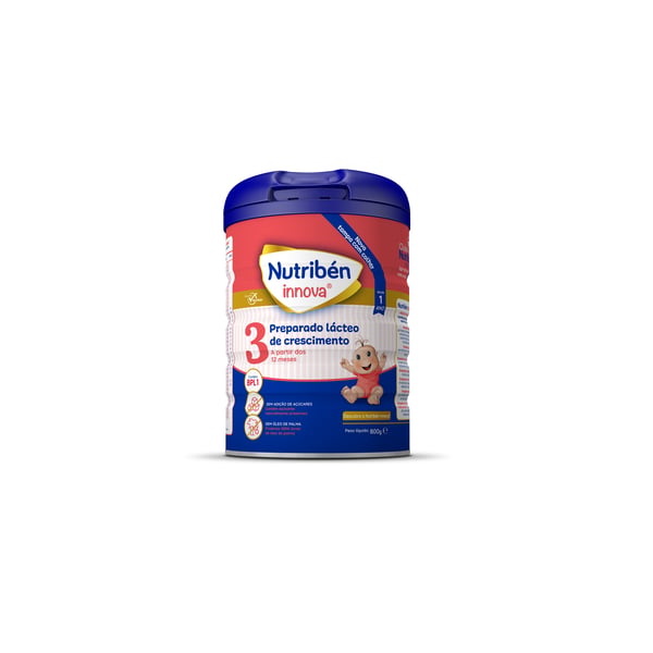Nutriben Innova 3 Leite Crescimento 800g pó sol oral medida
