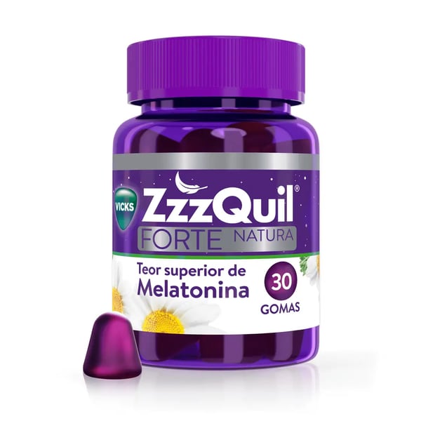 Vicks ZzzQuil SONO FORTE Gomas 18A+ Frutos do Bosque x30