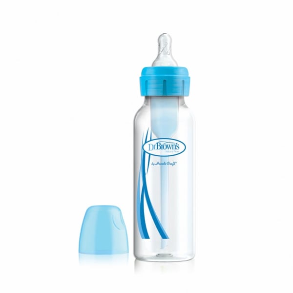 Dr Browns Options Biberão_ Estreito Tetina Silicone Azul 250ml