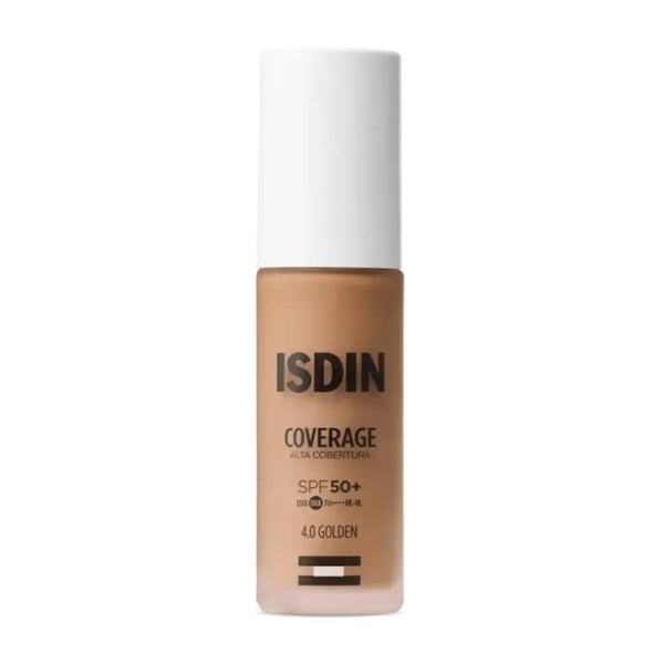 ISDIN Coverage Base de Maquilhagem com Proteção Solar SPF50+ 4.0 Golden 30g