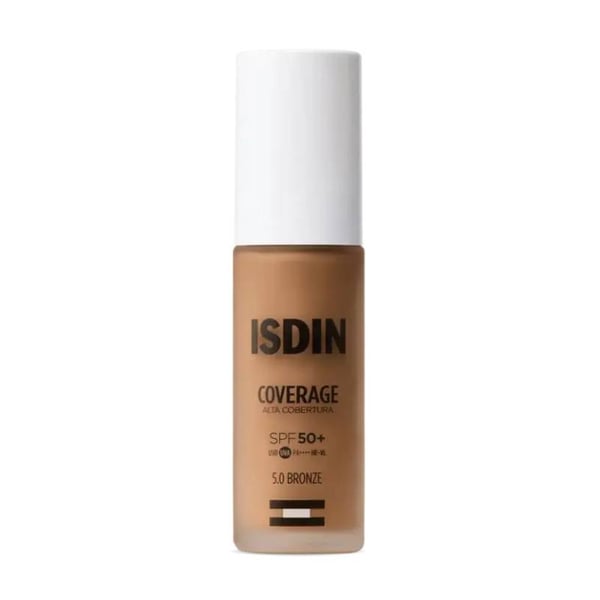 ISDIN Coverage Base de Maquilhagem com Proteção Solar SPF50+ 5.0 Bronze 30g