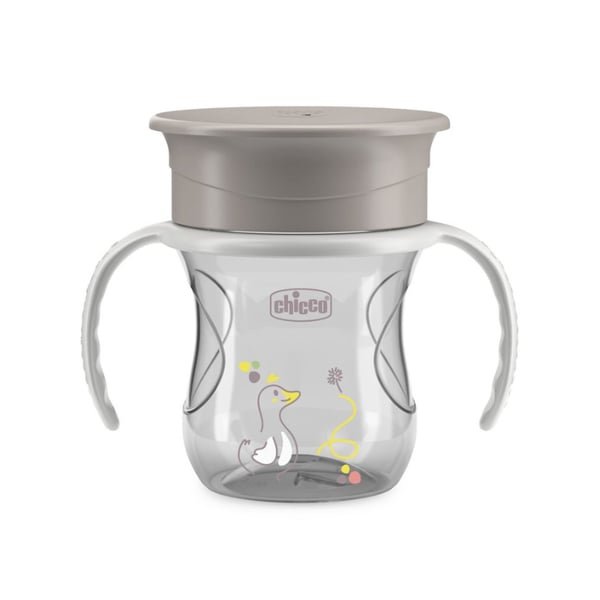 Chicco Copo Refeição 360 Cinzento 12M+ 200ml